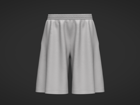 Womens Shorts Model 3D
