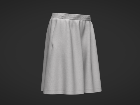 Womens Shorts Model 3D