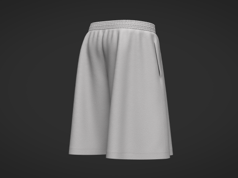 Womens Shorts Model 3D