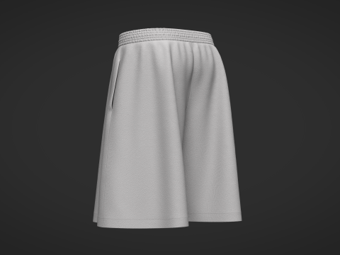 Womens Shorts Model 3D