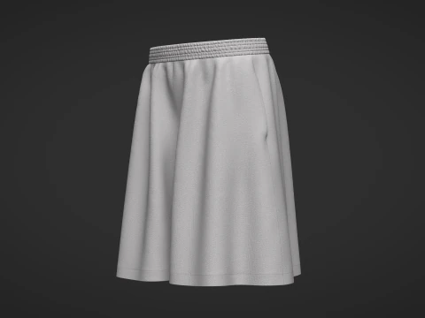 Womens Shorts 3D Model
