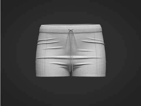Female Shorts 3D Модель