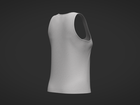 Female Tank Top 3Dモデル