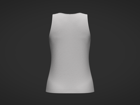 Female Tank Top 3Dモデル