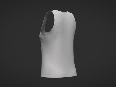 Female Tank Top 3Dモデル