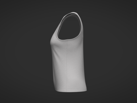 Female Tank Top 3Dモデル