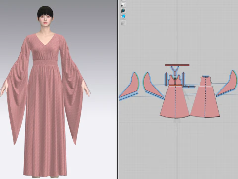 Elf Dress 2 3D Model