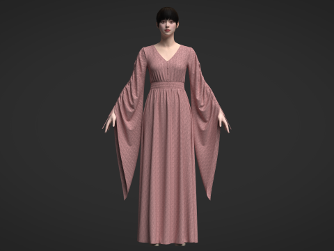 Elf Dress 2 3D 模型
