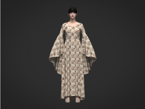 Elf Dress 3D 모델