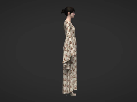 Elf Dress 3D Model