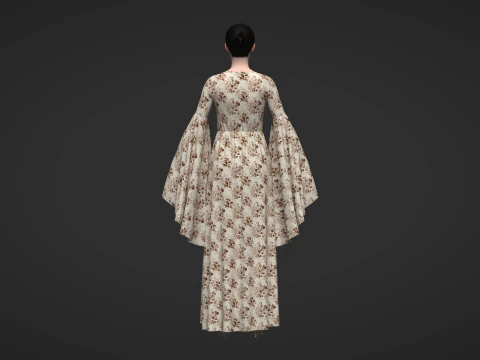 Elf Dress 3D Model
