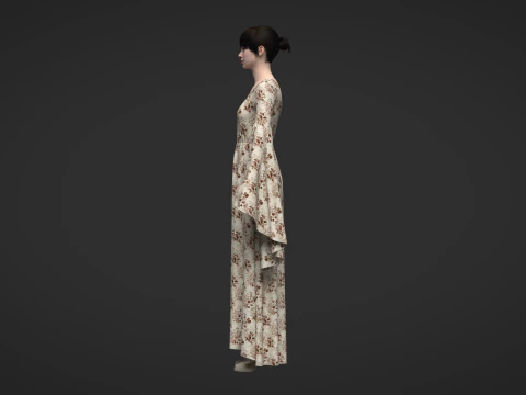 Elf Dress 3D Model