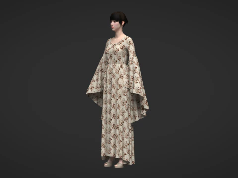 Elf Dress 3D Model