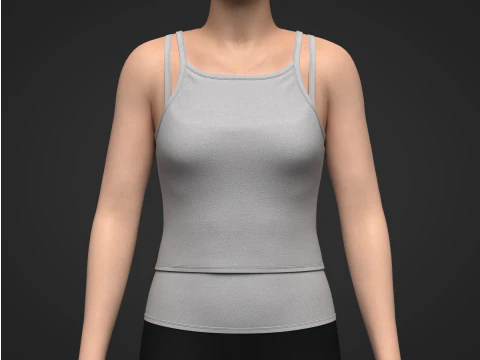 Regata de camada dupla Modelo 3D