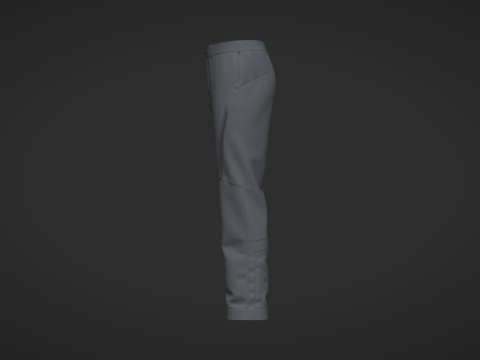 Male Motorcycle Pant Model 3D