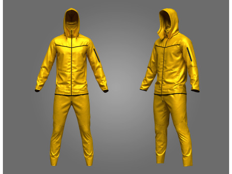 Mens Tracksuit 3Dモデル