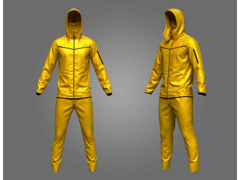 メンズトラックスーツ 3Dモデル