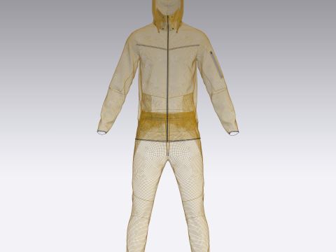 Mens Tracksuit 3D 模型