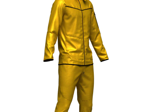 Mens Tracksuit 3D Model