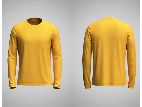 Camisa masculina Modelo 3D