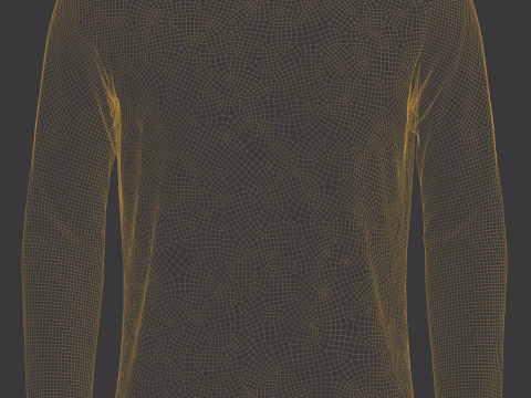 Mens Jersey 3D Модель