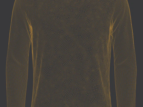 Camisa masculina Modelo 3D