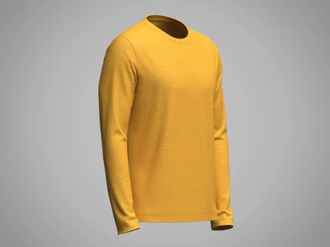 Camisa masculina Modelo 3D