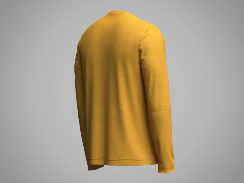 Camisa masculina Modelo 3D