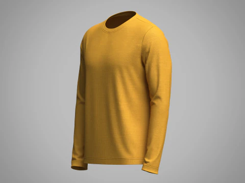 Camisa masculina Modelo 3D