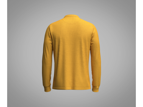 Mens Mandarin Collar Jersey 3D Модель