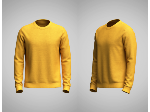 Mens Sweatshirt 3D Model