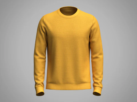 Mens Sweatshirt 3D Model