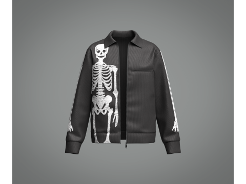 Male Skeleton Jacket Modelo 3D