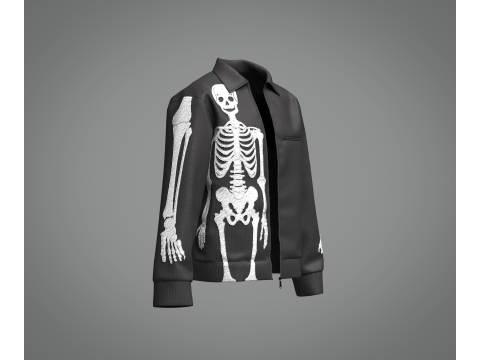 Male Skeleton Jacket Modelo 3D