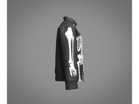 Male Skeleton Jacket Modelo 3D