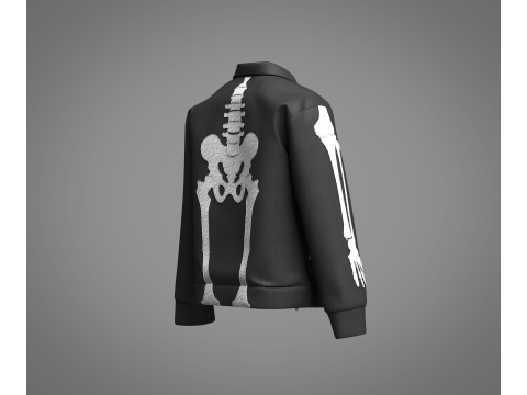 Male Skeleton Jacket Modelo 3D