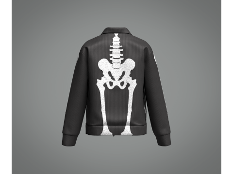 Male Skeleton Jacket Modelo 3D