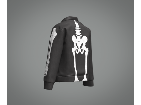 Male Skeleton Jacket Modelo 3D
