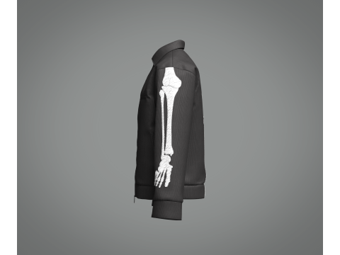 Male Skeleton Jacket Modelo 3D
