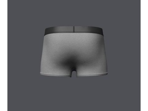 Mens Boxer Brief With Pouch 3D-Modell
