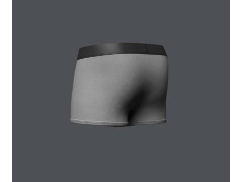 Mens Boxer Brief With Pouch 3D-Modell