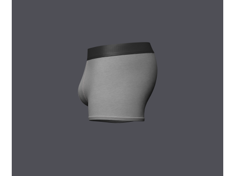 Mens Boxer Brief With Pouch 3D-Modell