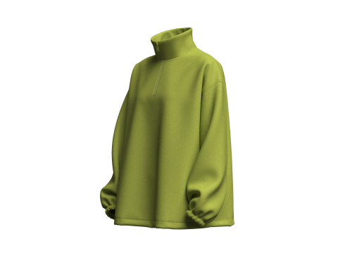 Womens Oversized Jacket 3D-Modell
