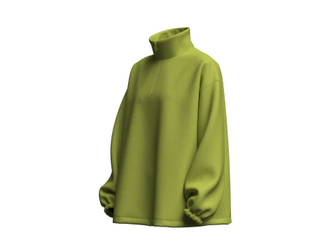 Womens Oversized Jacket 3D Model