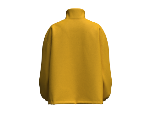 Womens Oversized Zipper Jacket 3D-Modell