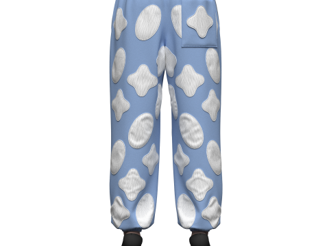 Womens Patch Jogger Model 3D
