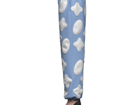 Womens Patch Jogger Model 3D