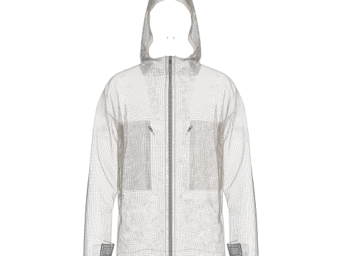 Mens Softshell Jacket 3D Модель