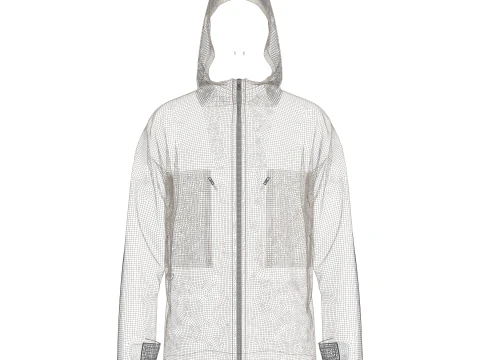 Mens Softshell Jacket 3D Model