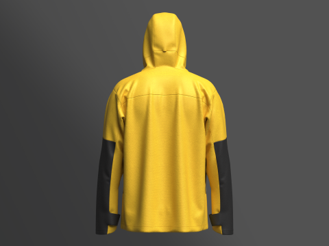 Mens Softshell Jacket 3D Модель